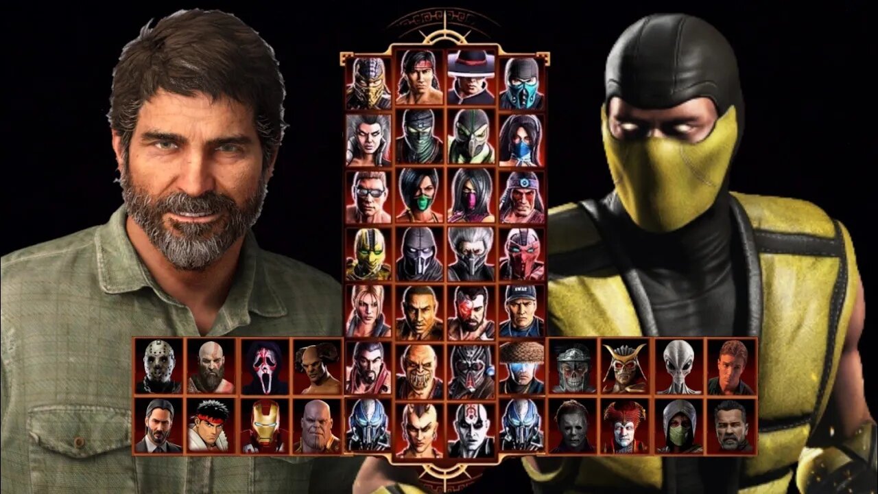 Joel Vs Scorpion - Mortal Kombat 9 Mod