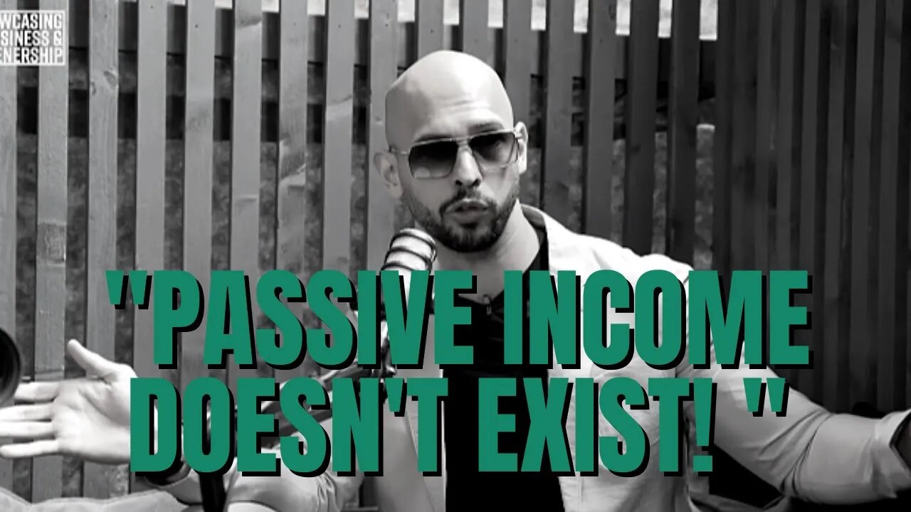 Andrew Tate: If You are BROKE DO NOT Think About PASSIVE Income