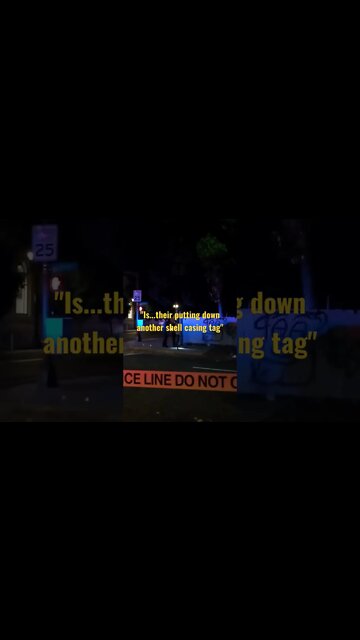 Crime Scene City Of Portland Downtown Shooting | From THIS Landscape