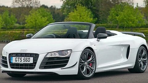 Audi R8 spyder white Neymar jr 1