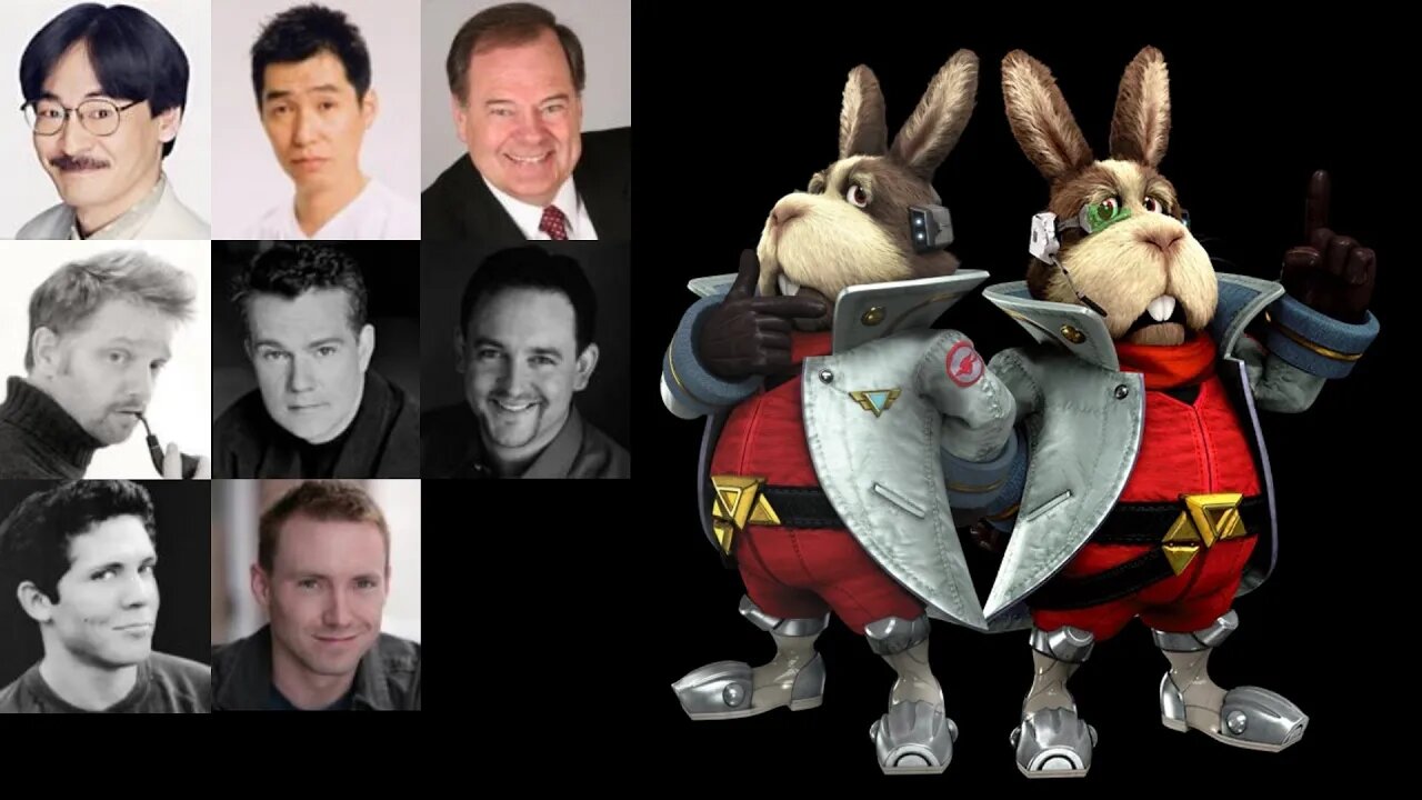 Video Game Voice Comparison- Peppy Hare (Star Fox)