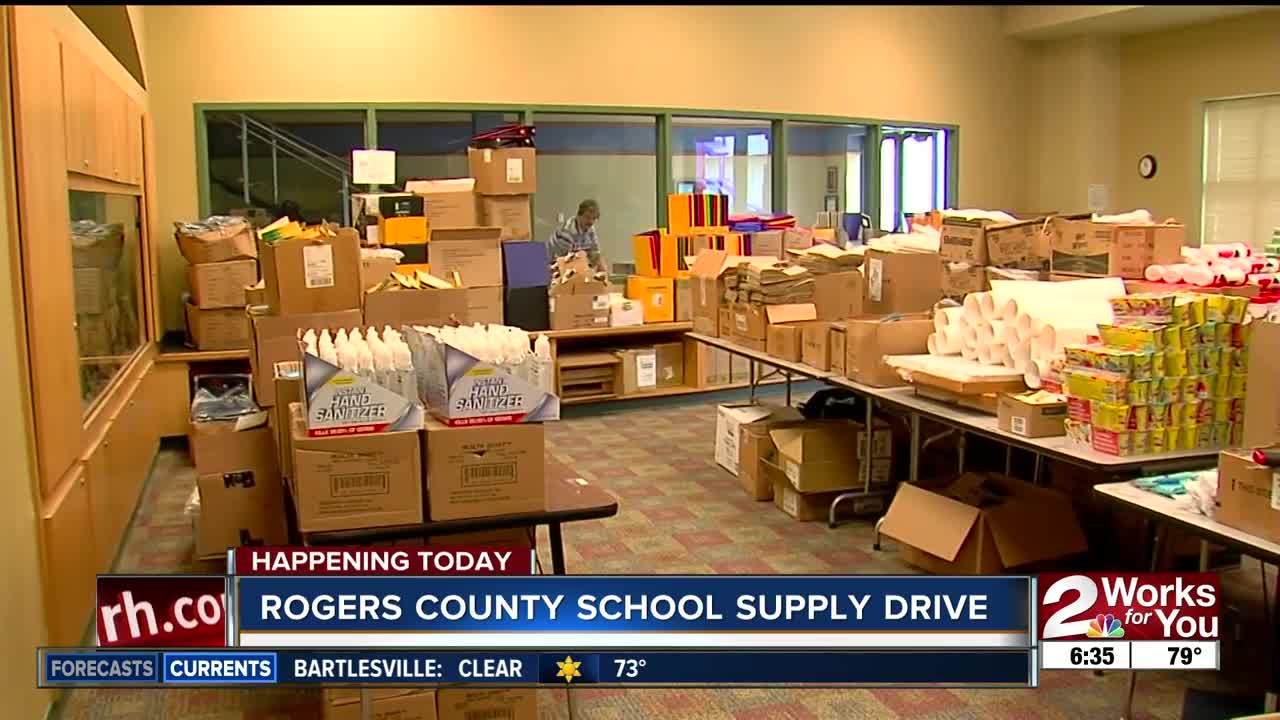 Rogers County school supply drive