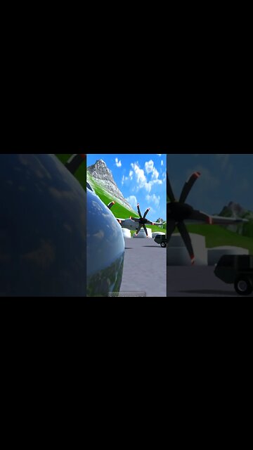 Plane Collision with PV-40 | Turboprop Flight Simulator #shorts