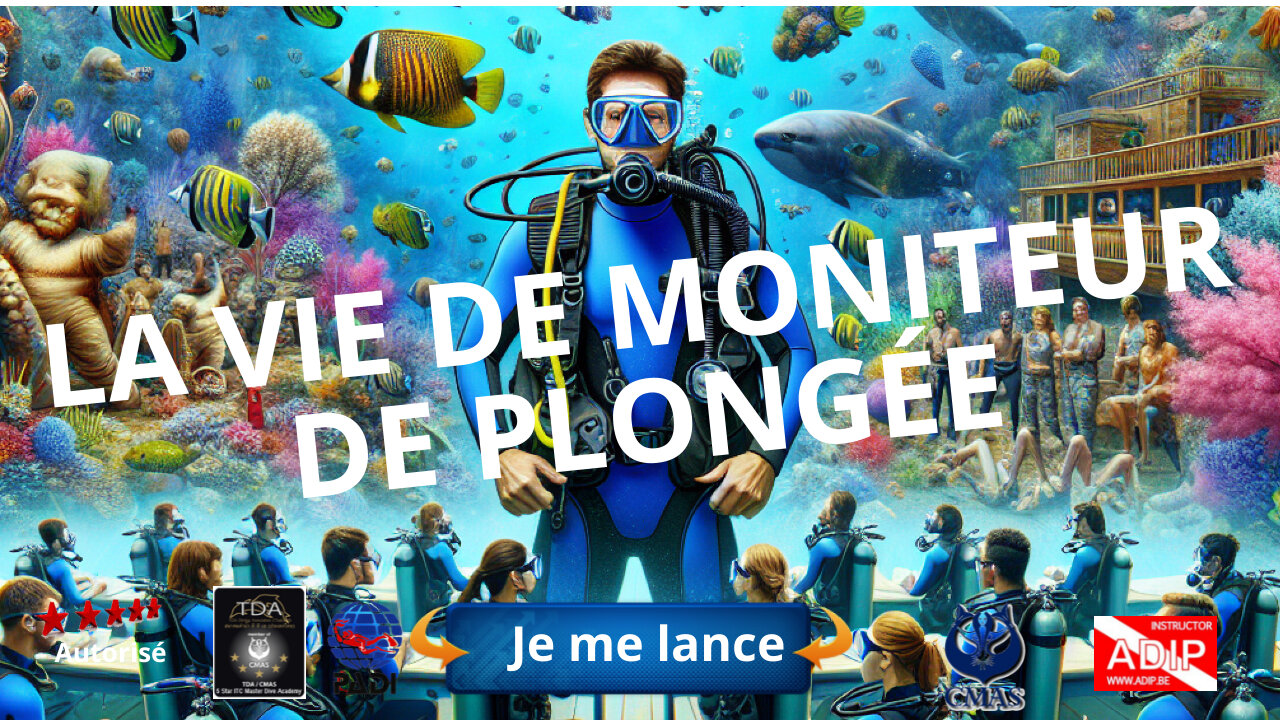 La vie de moniteur de plongée