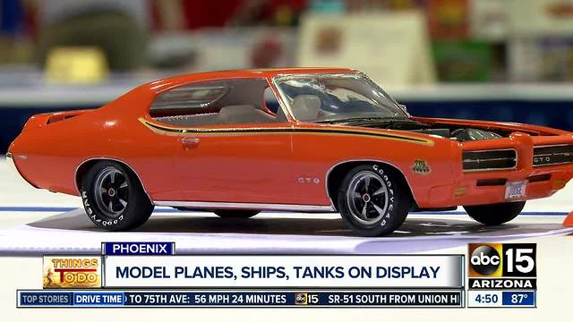 Model planes, ships and tanks on display in Phoenix