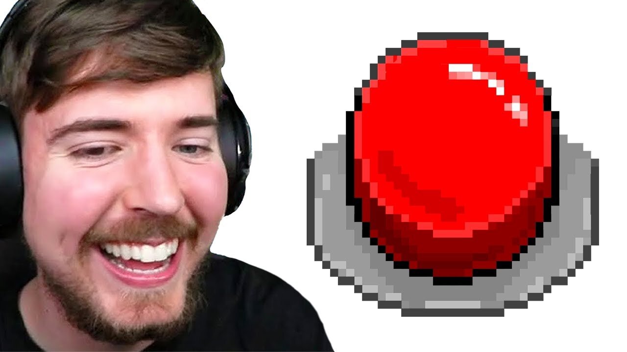 Press This Button = Win $100,000! MINECRAFT GAME