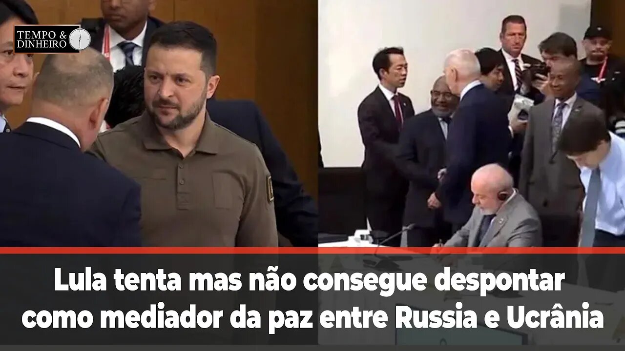 Lula tenta mas não consegue despontar como mediador da paz entre Russia e Ucrânia