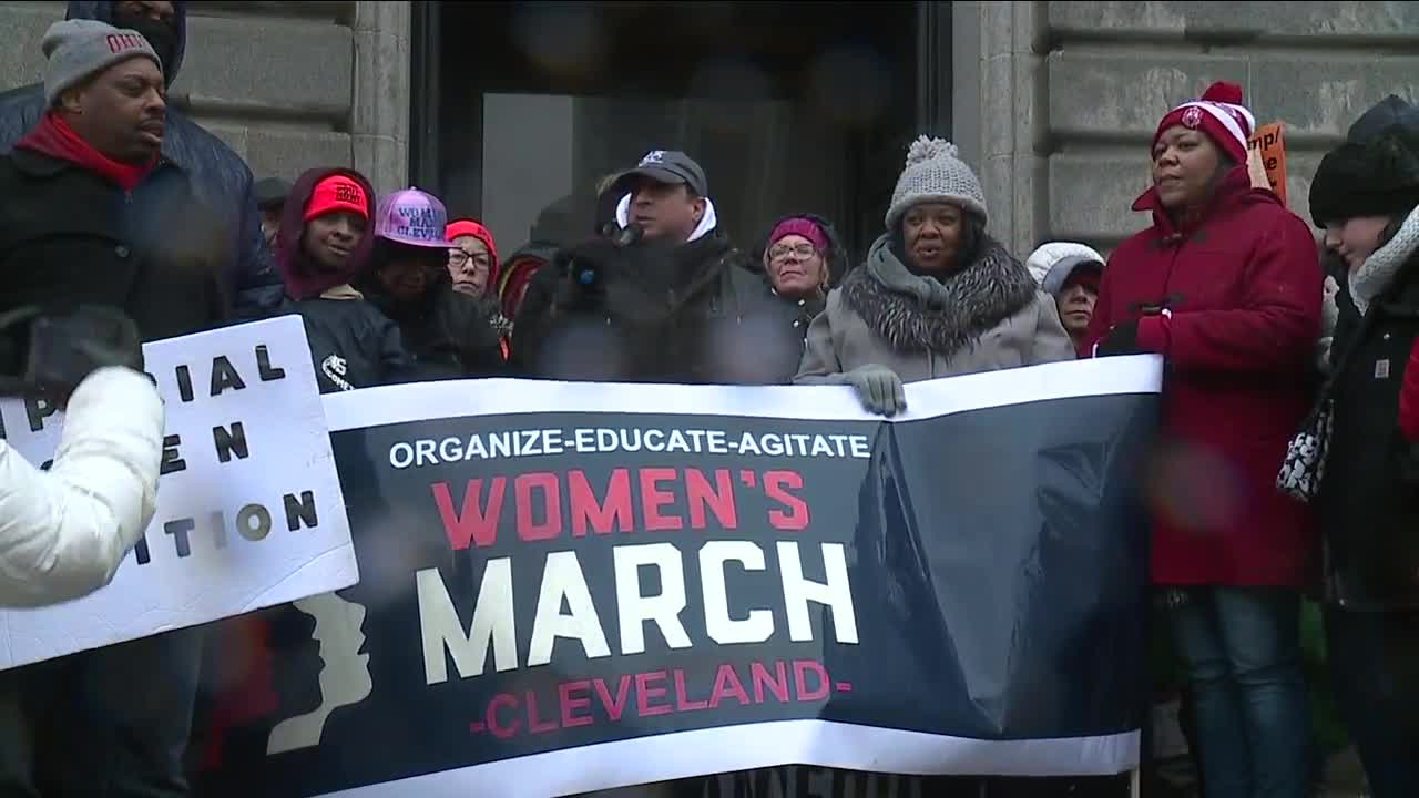 Cleveland councilman announces 'safe leave' policy at Women's March