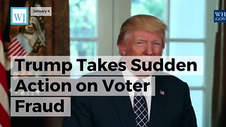 Trump Takes Sudden Action On Voter Fraud