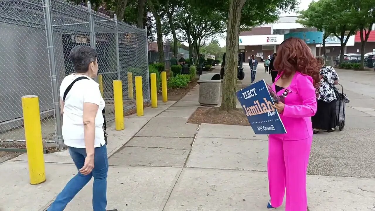 Election Day for District 42 Council Candidate Jamiliah Rose. 6/27/23 #electionday #nyc