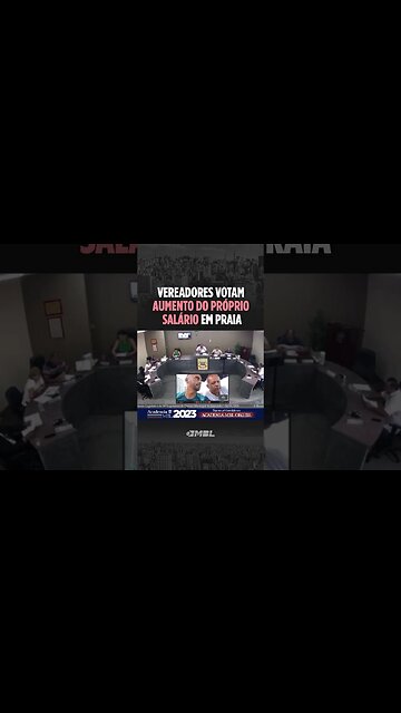 VEREADORES VOTAM NA PRAIA AUMENTO DE SEUS SALÁRIOS! #shorts #tiktok #política
