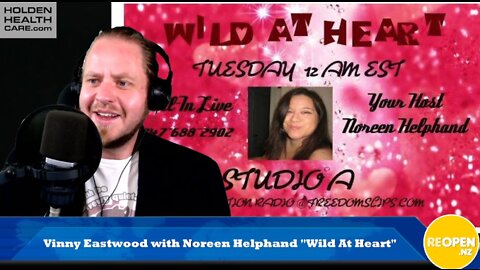 ​LIVE With Noreen Helphand "Wild At Heart" on Youtube on The Vinny Eastwood Show