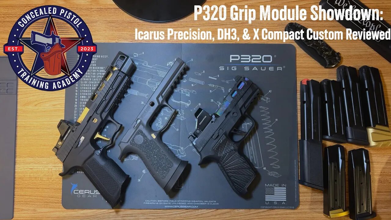 P320 Grip Module Showdown: Icarus Precision, DH3, & Wilson Combat X-Compact Reviewed