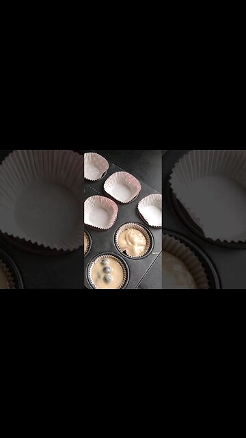 Easy Blueberry Muffins #shorts