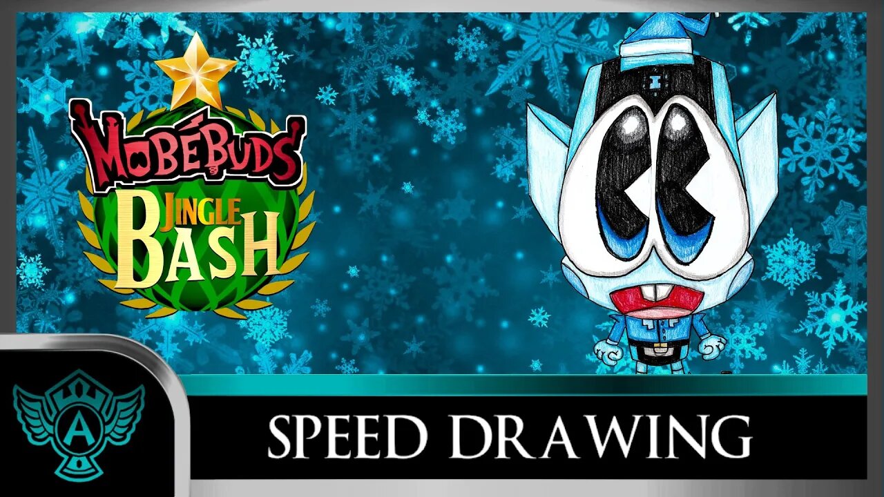 Speed Drawing: MobéBuds Jingle Bash - Glacelfer | A.T. Andrei Thomas 2022