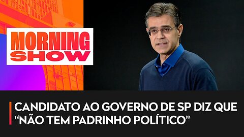 Rodrigo Garcia foi sabatinado na Jovem Pan nesta quarta-feira (17)