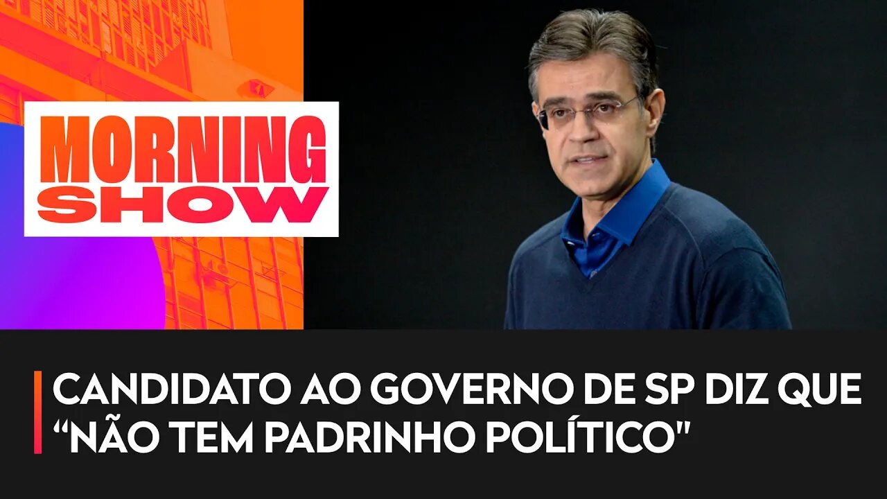 Rodrigo Garcia foi sabatinado na Jovem Pan nesta quarta-feira (17)