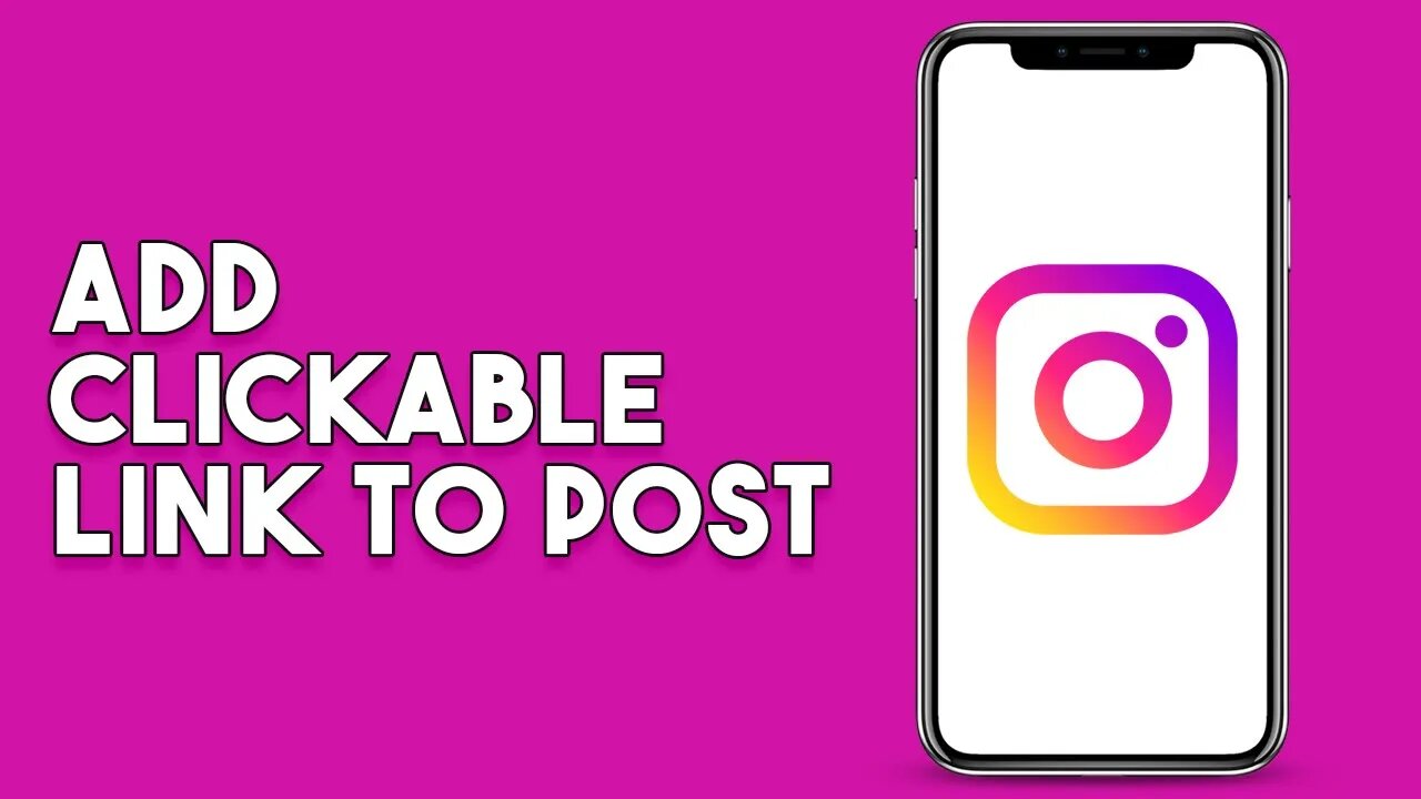 How To Add Clickable Link To Instagram Post