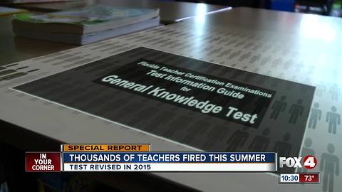 Florida education boss avoids questions after 1000+ teachers terminated for failing state exam