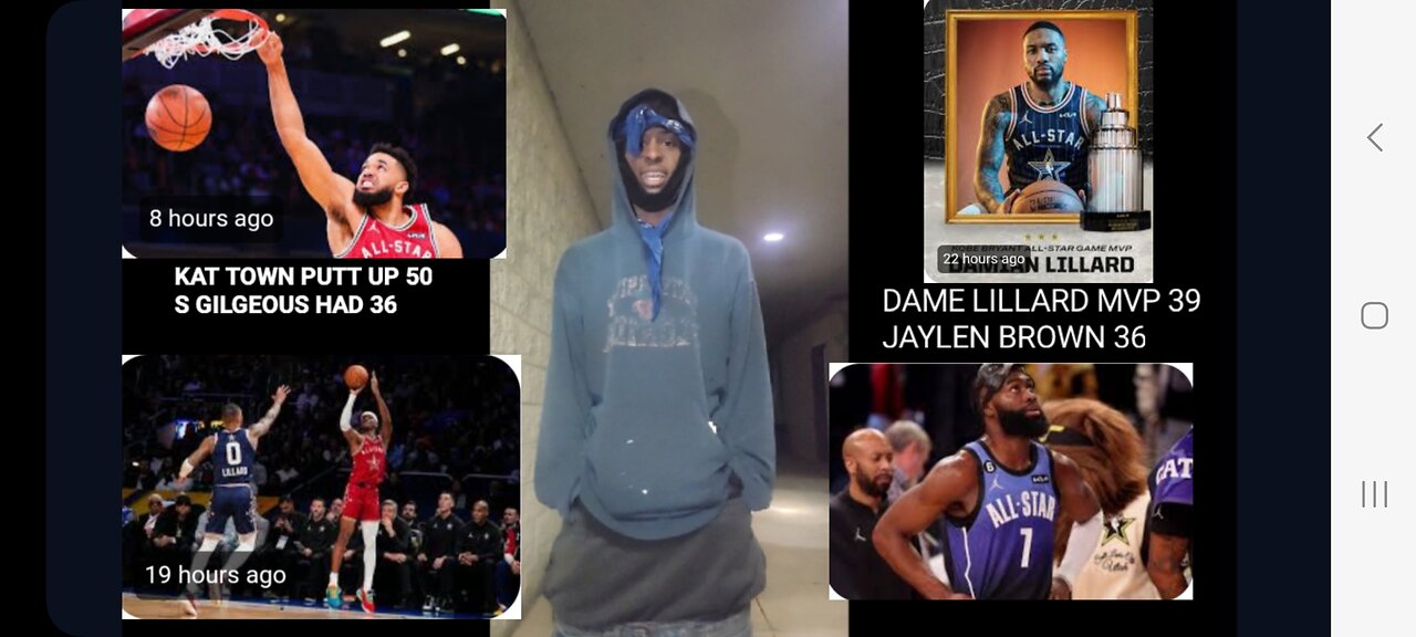 NBA ALL-STAR GAME EAST VS WEST KAT TOWNS WENT OFF FO 50 S GILGEOUS 36 DAMEIN 39 MVP JAYLEN 36πͺπΎπ΅