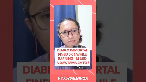 Diablo Immortal Fined #diablo #philippines #pinoygamerph #podcastphilippines #shorts #shortsph