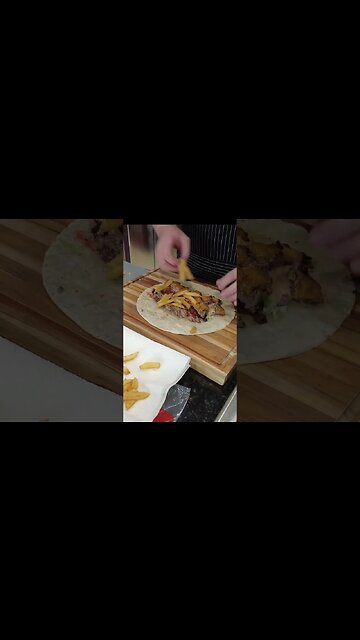 Ultimate Stuffed Bacon Cheeseburger Grilled Burrito