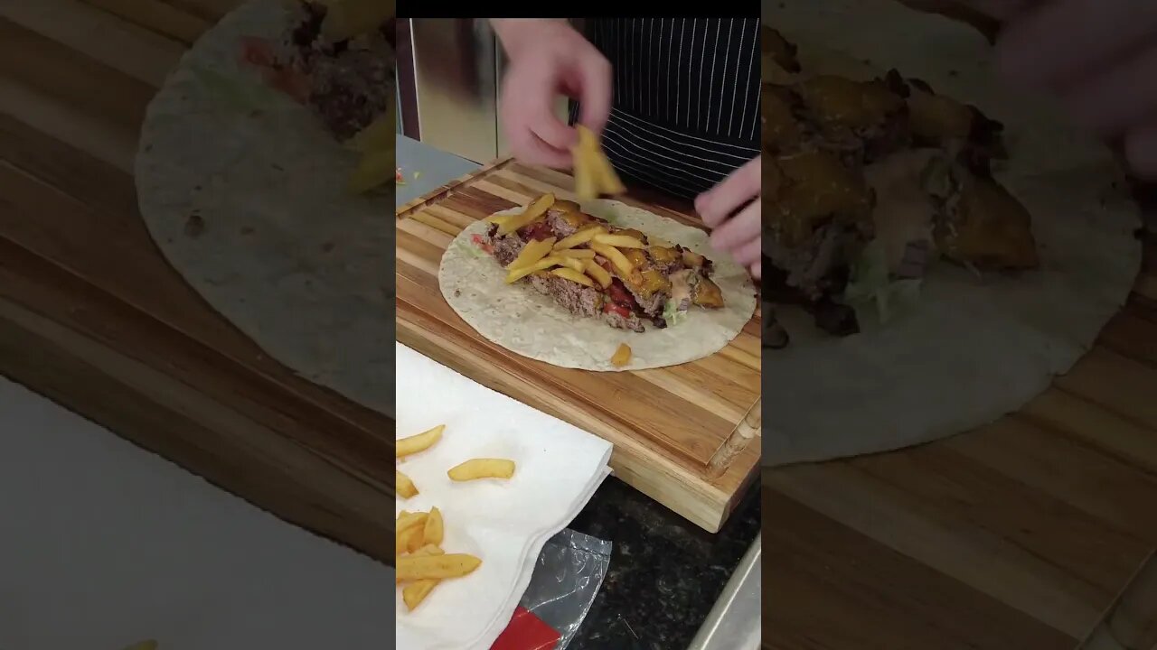 Ultimate Stuffed Bacon Cheeseburger Grilled Burrito