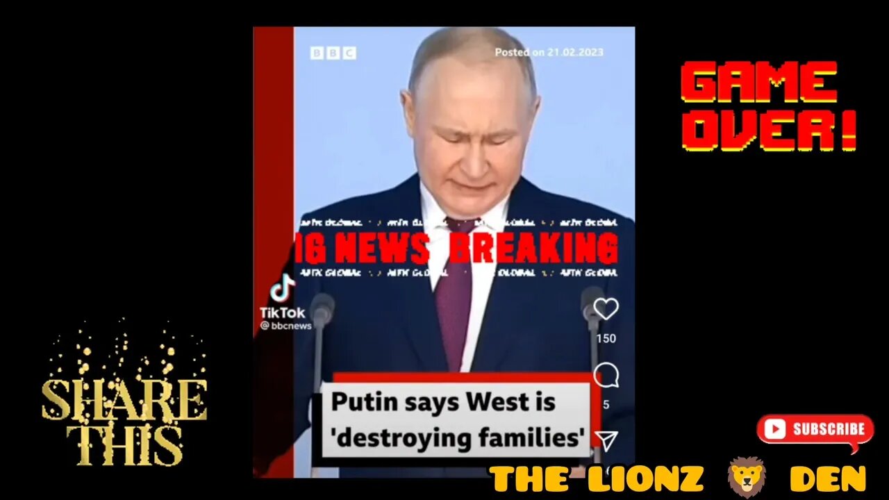 PUTINS SPEECH: "BABYLON SHALL BE AS WHEN YAHAWAH OVERTHREW SODOM & GOMORRAH"#putin #ww3 #endtimes