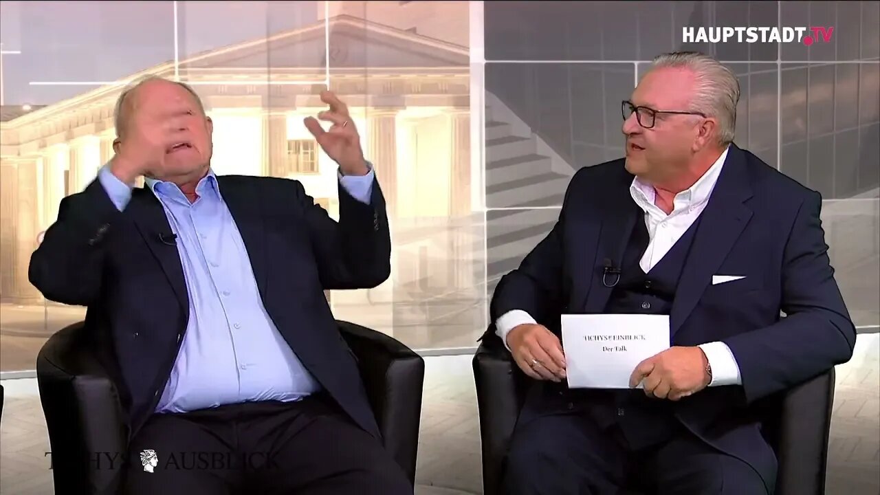 Die Menschen werden gefügig gemacht durch Angst und duch Verdummung - Josef Kraus im TE Talk