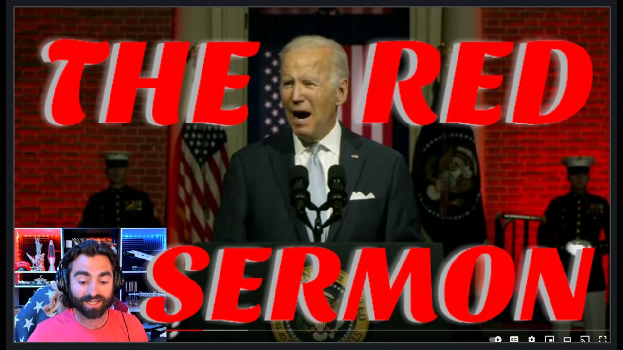 My Thoughts On The RED SERMON Biden Speech