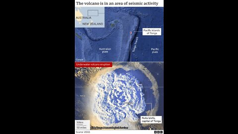 Unbelievable Volcano Eruption Tonga-Waves Across Pacific*Massive NJ Chemical Fire*Geomagnetic Storm*