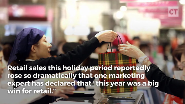 Retailers See Historic Rise in Spending