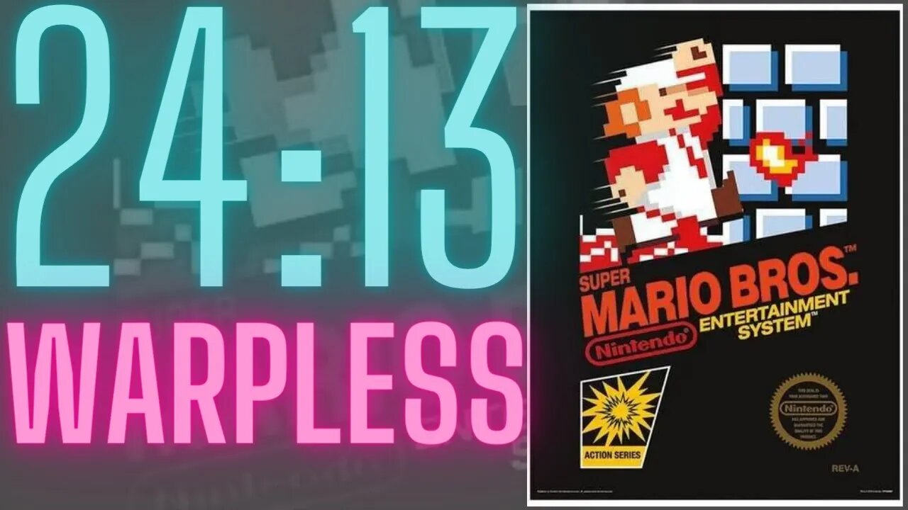 Super Mario Bros. (NES): Warpless/No Deaths