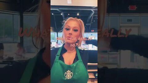 She serving more than a cup of Joe? lol