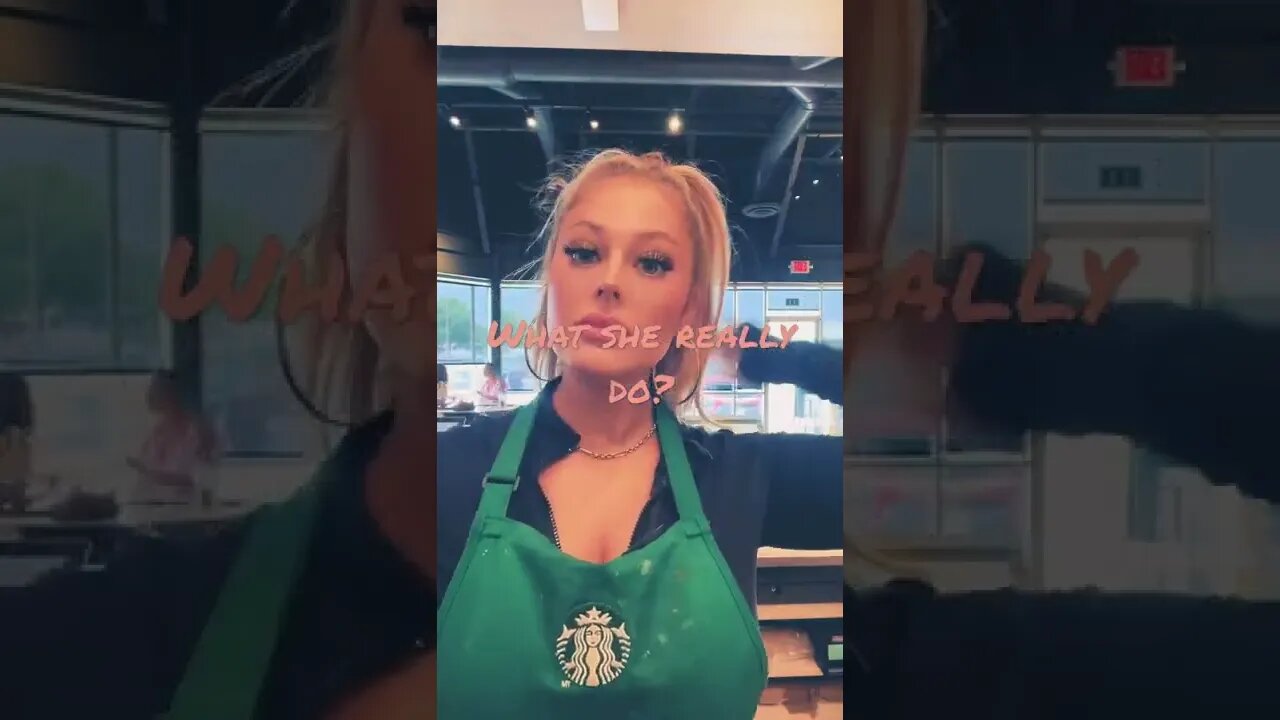 She serving more than a cup of Joe? lol