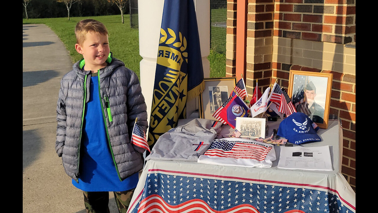 4th Grader Organizes Event for Veterans Day