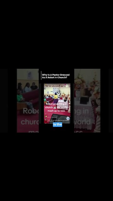 Why is this pastor dressed like a robot? The reason my shock you.