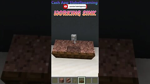 Working Sink (NO Redstone) | Minecraft