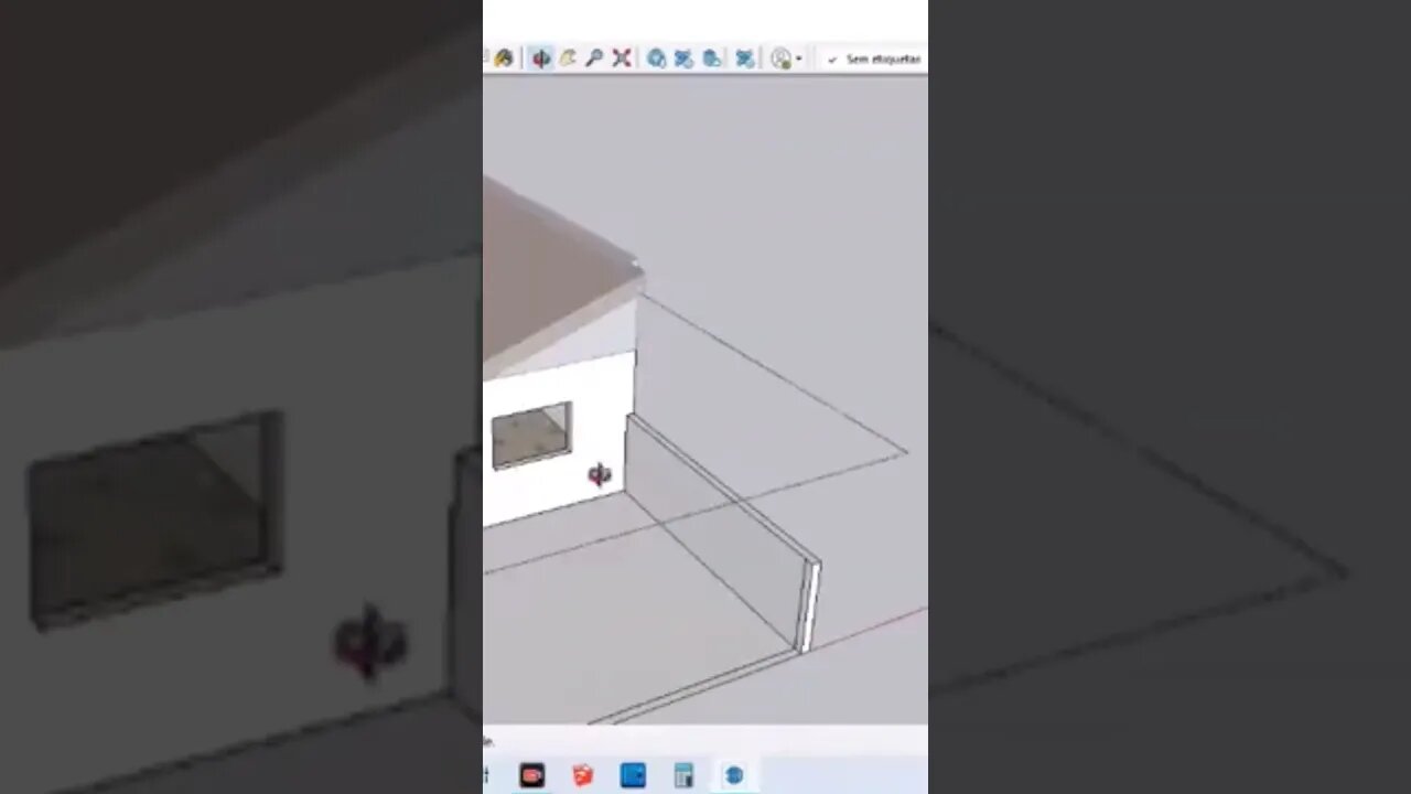 planta de casa 3D tutorial #construtorvirthalph #sktchup
