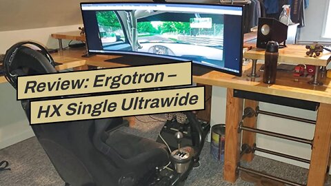 Review: Ergotron – HX Single Ultrawide Monitor Arm, VESA Desk Mount – for Monitors Up to 49 inc...