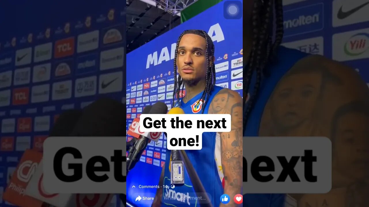 'GET THE NEXT ONE.'Jordan #GilasPilipinas #FIBAWorldCup2023 #jordanclarkson