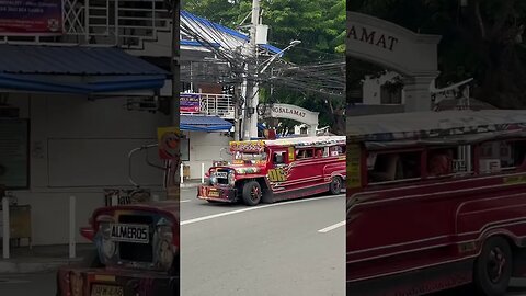 Jeepneys and Filipino Taxis (Tricycle) #shorts #short #shortsvideo #travel #philippines