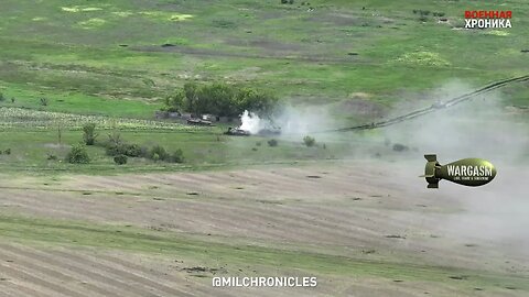 Advancing Ukrainian column stopped with arillery