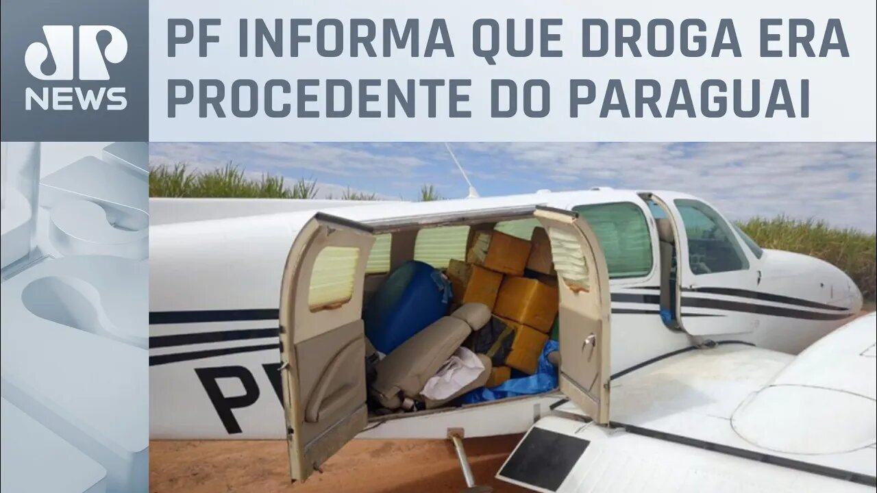 Ação conjunta intercepta aeronave com 400 quilos de cocaína em SP