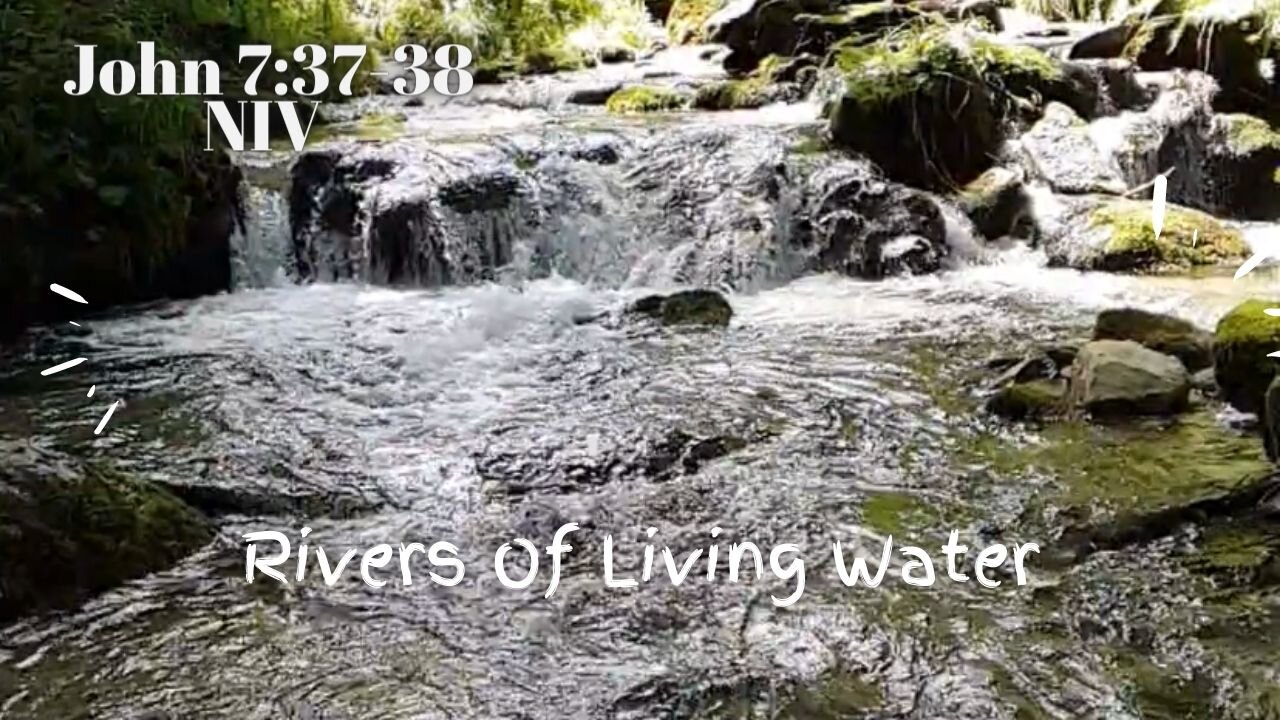 Rivers Of Living Water - John 7:37-38 NIV