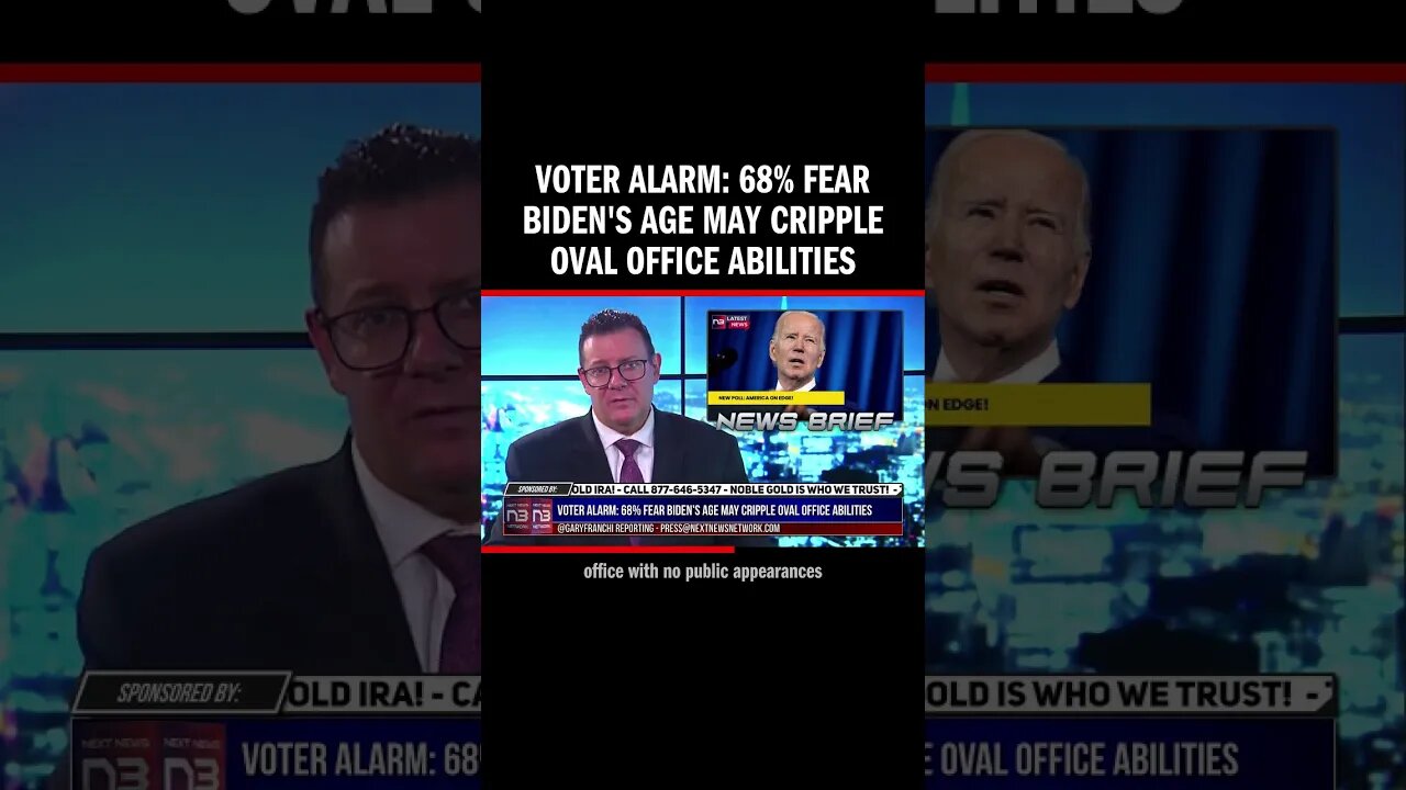 Voter Alarm: 68% Fear Biden's Age May Cripple Oval Office Abilities