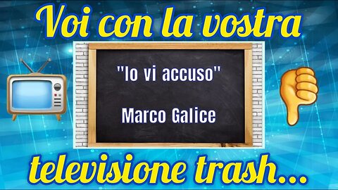 La lettera aperta del prof. Marco Galice fa bene all'anima!