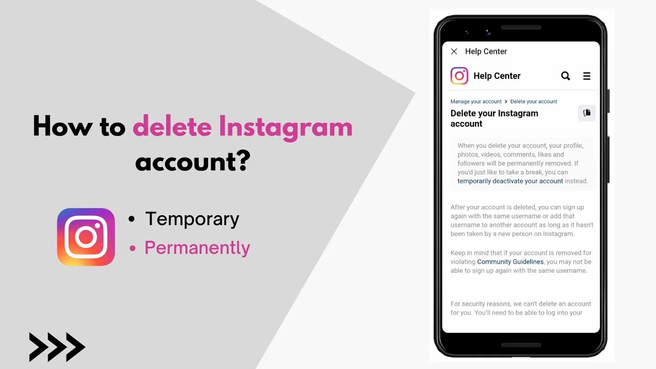 [ FAST ] How to delete Instagram account permanently / temporarily 2022