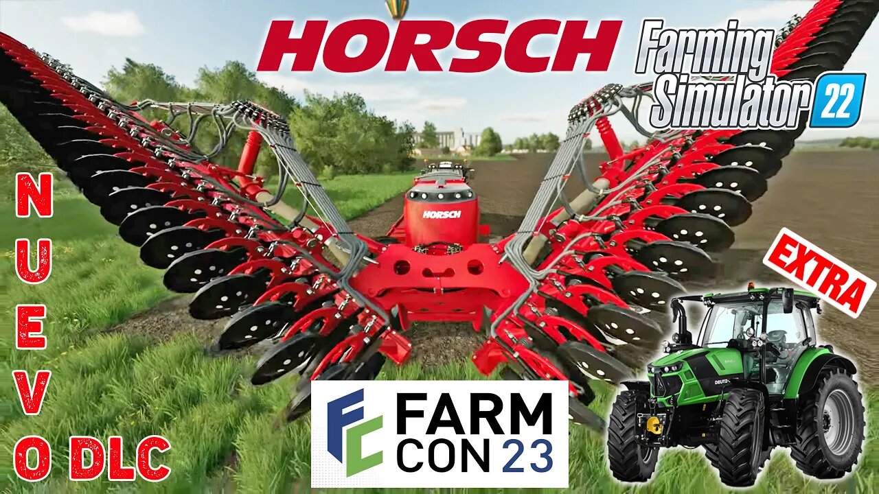 FS22 | HORSCH AGROVATION PACK NUEVO DLC con MAPA FECHA e INFORMACIÓN | PC PS5 XBOX SERIES