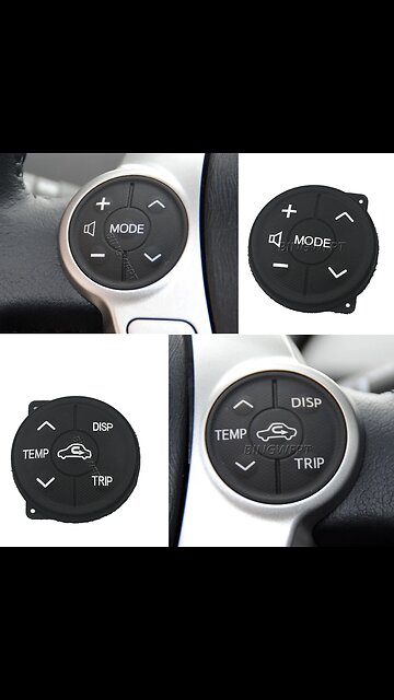 Steering Wheel Switch Controls Rubber Cover
